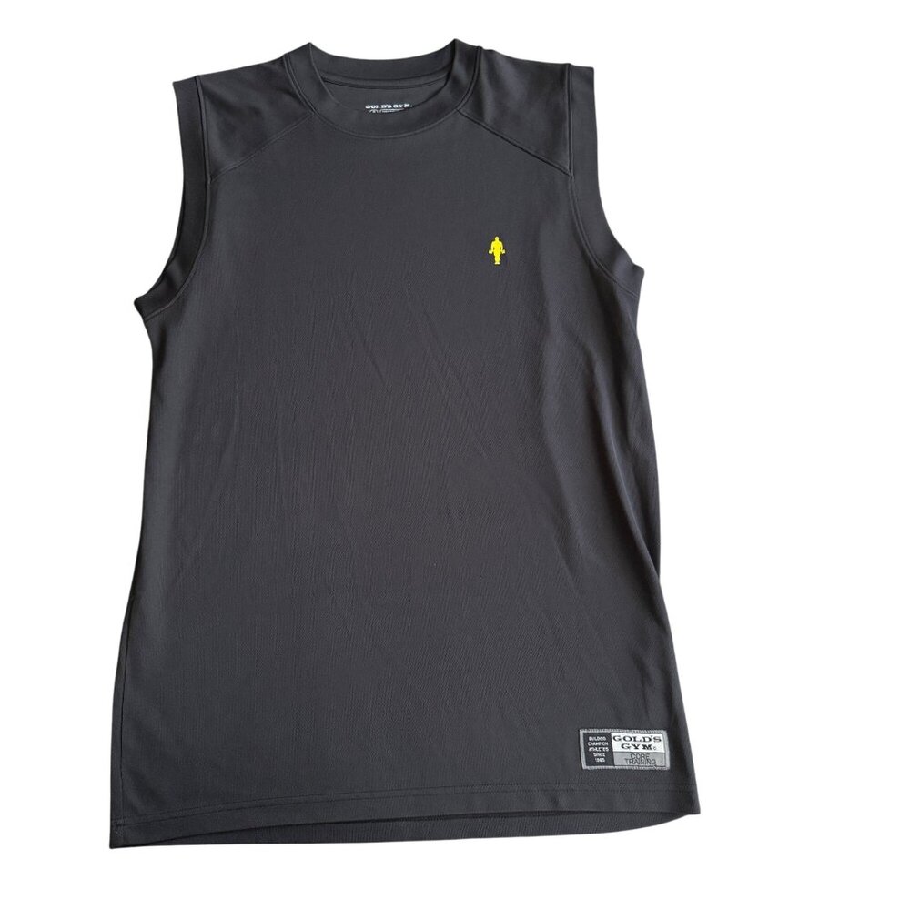 Golds Gym Sleeveless Black Training Tank Top Gym Dri M